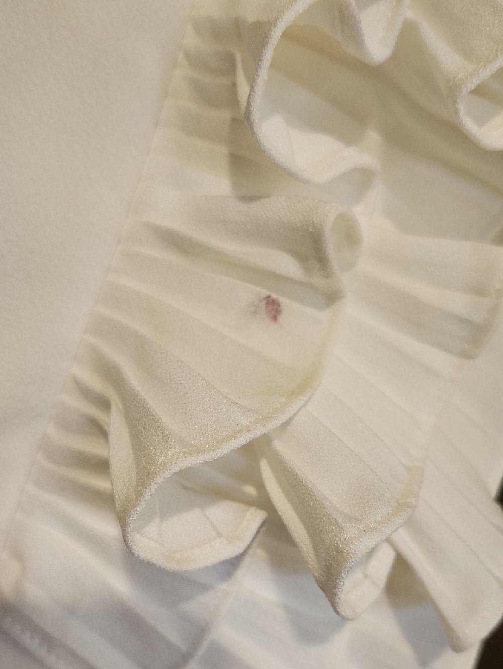 Ever After By Red Dress Boutique White Ruffle V-Neck Jumpsuit - Picture 7 of 8